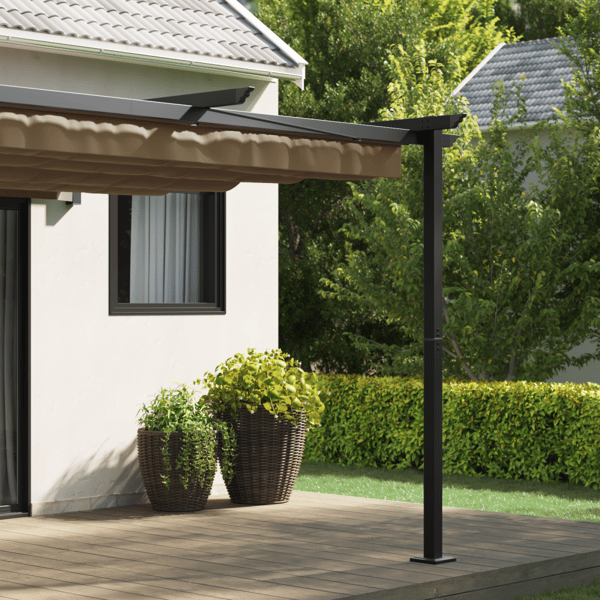 Paviljong Taupe 300 x 300 x 200 cm Polyester