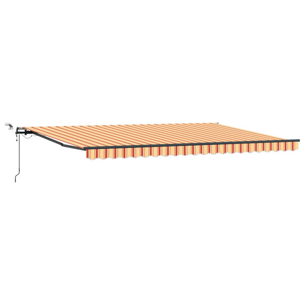 Markis tyg Gul och Orange 500 × 300 cm Polyester