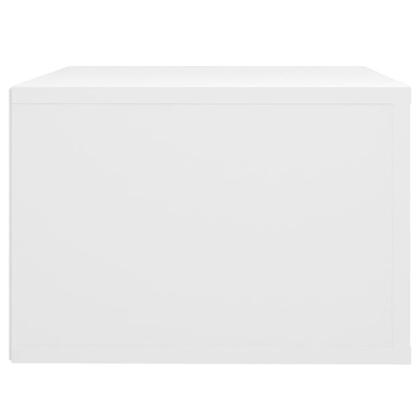 Väggmonterade sängbord 2 st vit 50x36x25 cm