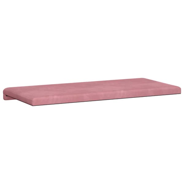 Bänk kudde Sammet (V) Rosa Djup 35 cm