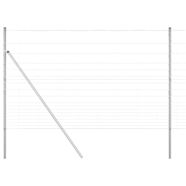 Stängselstolpe Galvaniserad 25 x 1,5 m Stål
