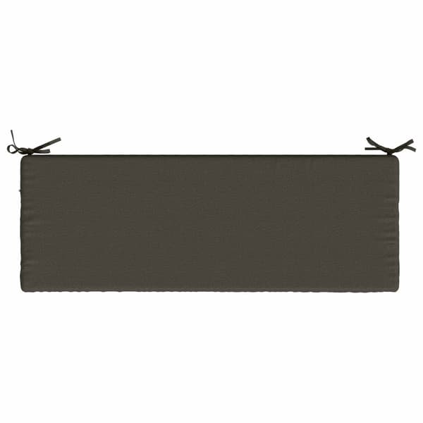 Bänk kudde SOEST 100% Polyester Antracit 120 x 40 x 5 cm