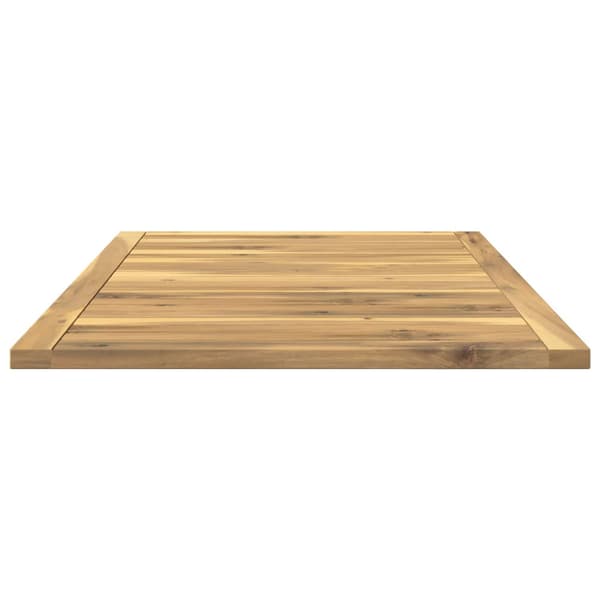 Bordsskiva 88,5 x 55 x 2 cm Rektangulär Massivt Akaciaträ Vit