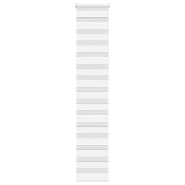 Rullgardin zebra vit 40x230 cm tyg bredd 35,9 cm polyester