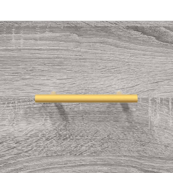 Väggskåp grå sonoma 100x36,5x35 cm konstruerat trä