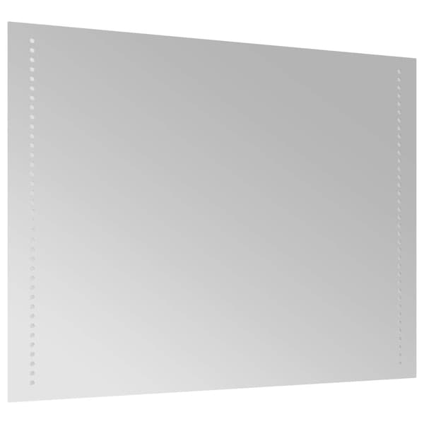 LED Badrumsspegel Transparent 80 x 60 cm härdat glas