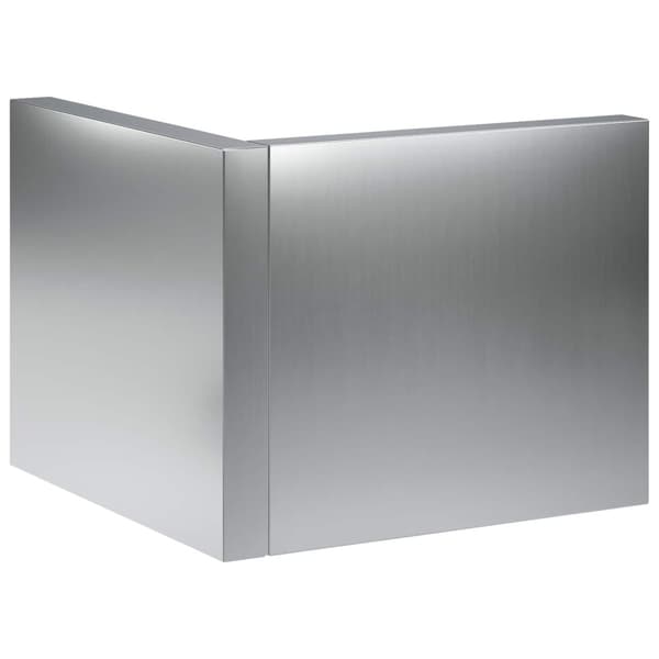 Stödvägg 2 st 50 x 50 x 50 cm Galvaniserat stål Silver