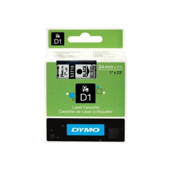 DYMO D1 - etiketttejp - 1 kassett(er) - Rulle (2,4 cm x 7 m)