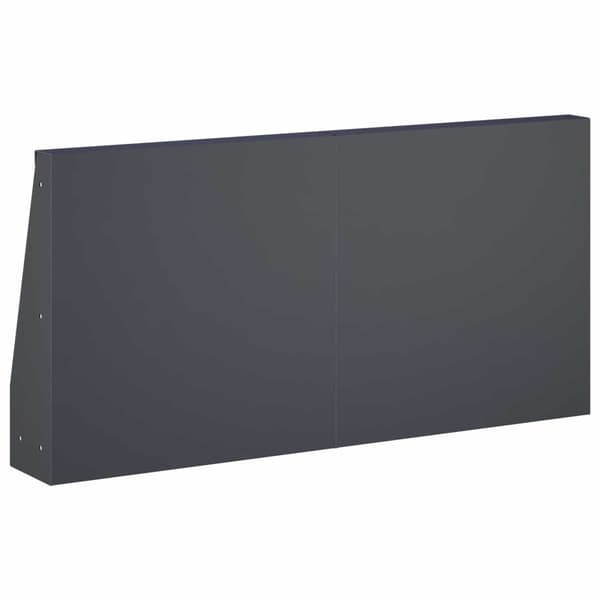Stödvägg 4 st 40 x 12 x 50 cm Stål Antracit
