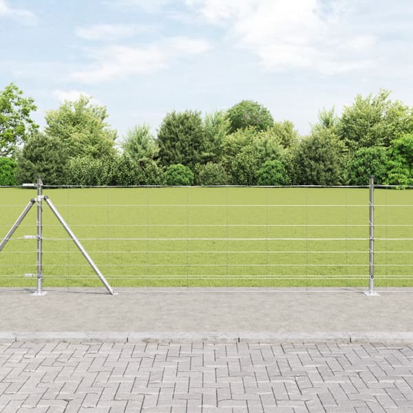 Stängselstolpe Galvaniserad 50 x 0,8 m Stål
