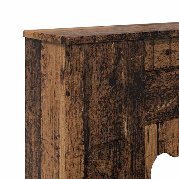 Eldstadsram Gammalt trä 93 x 20 x 89 cm Konstruerat trä