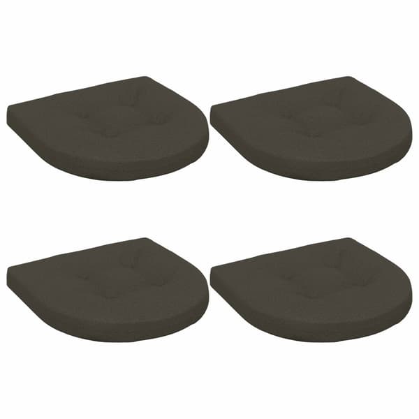 4-delade Sittdynor 4 st 100% Polyester Antracit 40 x 40 x 5 cm