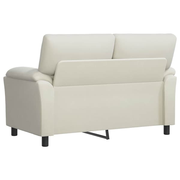 Soffa Gräddvit 154 x 85 x 93 cm Sammet