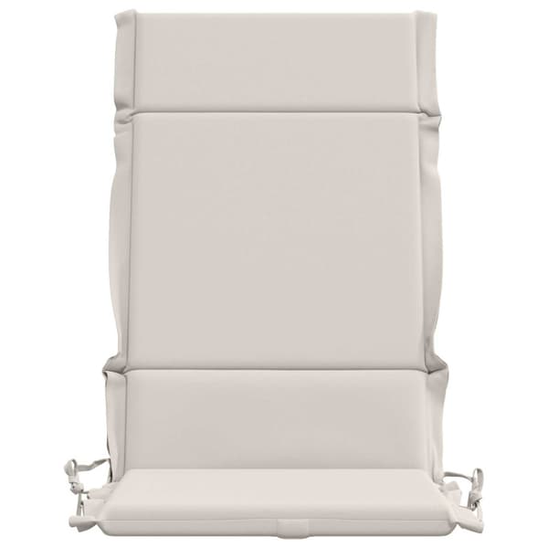 2-delade Höga Ryggstolsdynor GEMERT 2 st 100% Polyester Vit