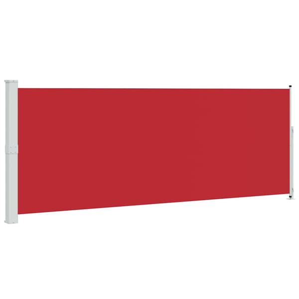 Infällbar sidomarkis 180x500 cm röd
