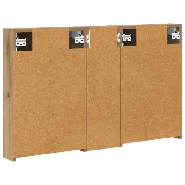Badrumsskåpsset 3 pcs 100 x 10,5 x 60,5 cm Konstruerat trä