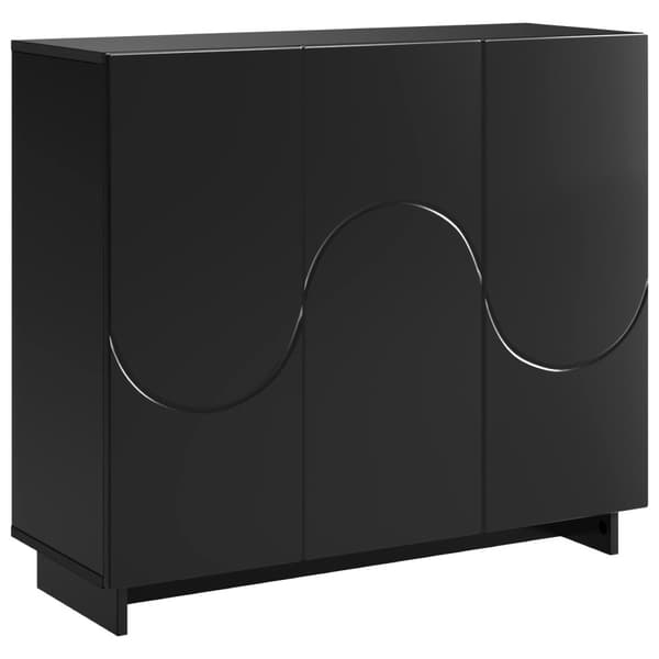 Sideboard Svart 85.5 x 31 x 75 cm Konstruerat trä