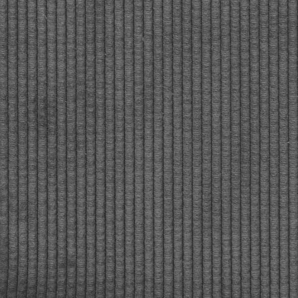 Ryggkudde Mörkgrå 140 x 50 cm Kordread tyg
