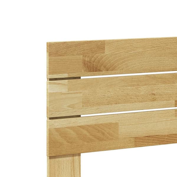 Sänggavel 90 cm massivt trä ek