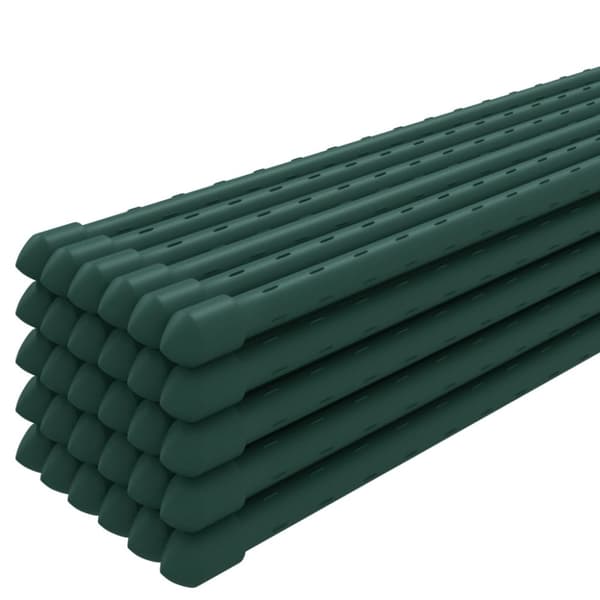 Växtstöd 30 st grön 90 cm stål