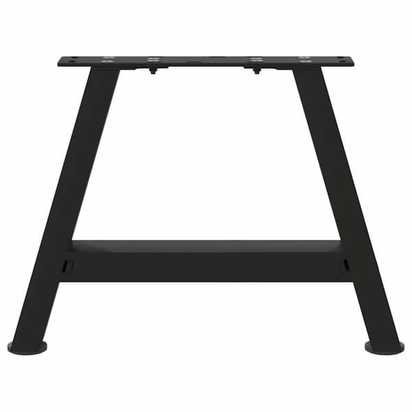 Soffbordsben A-formade 2 st svarta 30x(30-31) cm stål