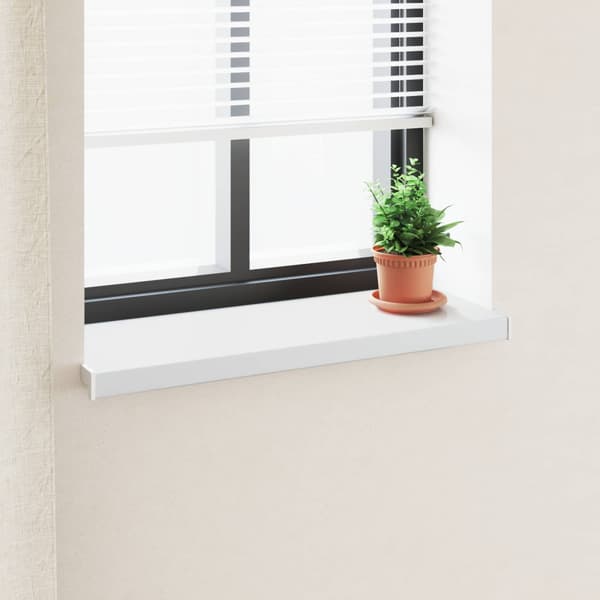 Fönsterbräda Vit 100 x 35 x 4,5 cm PVC