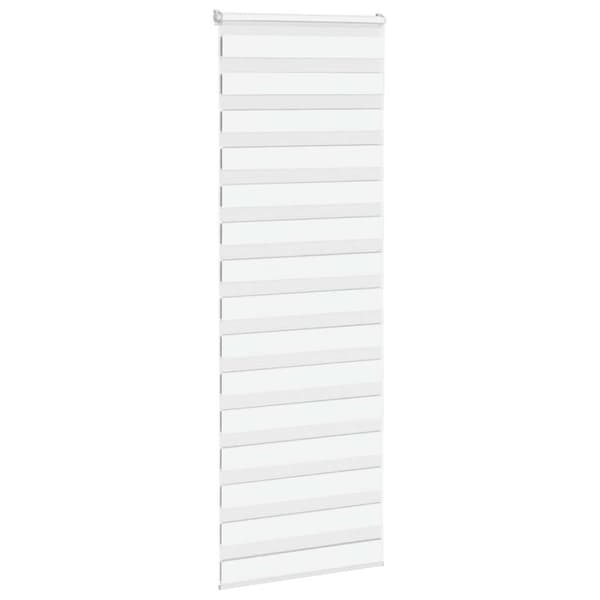Rullgardin zebra vit 80x230 cm tyg bredd 75,9 cm polyester
