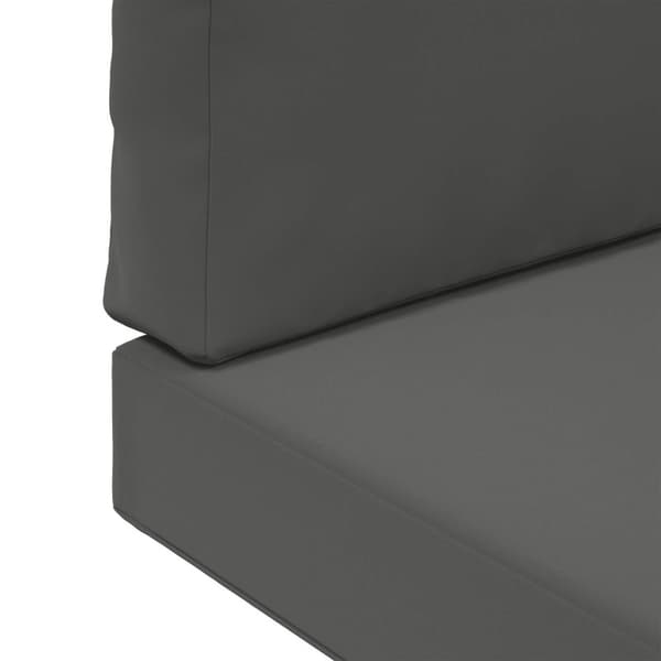 Utomhus Soffa Kudde 3 pcs Antracit Polyester