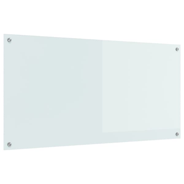 Köksskydd Vit 120 x 60 cm härdat glas