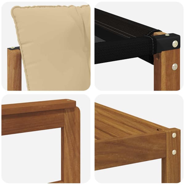 Utomhussoffset 6 st Naturlig och Beige