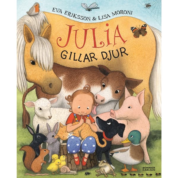 Julia gillar djur (inbunden)