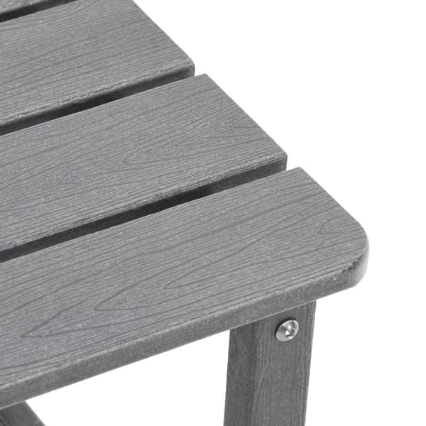 Gungstol 3 pcs Ljusgrå polyeten