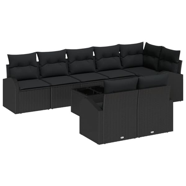Trädgårdsoffset 9 pcs konstrotting