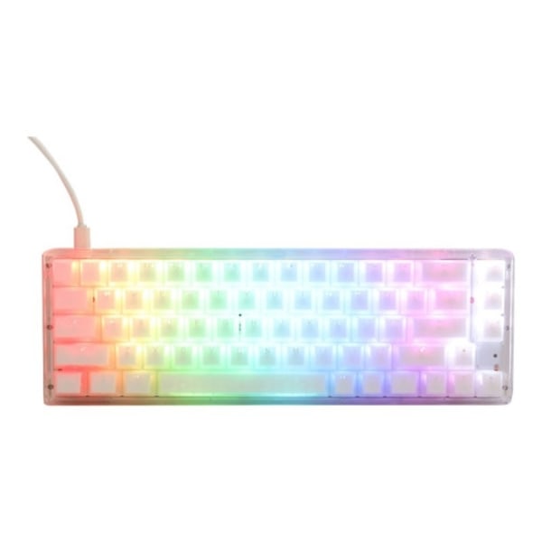 Ducky One 3 SF Aura - tangentbord - QWERTZ - tysk - aura white Inmatningsenhet