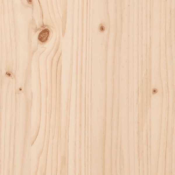 Sängram utan madrass 140x190 cm massiv furu