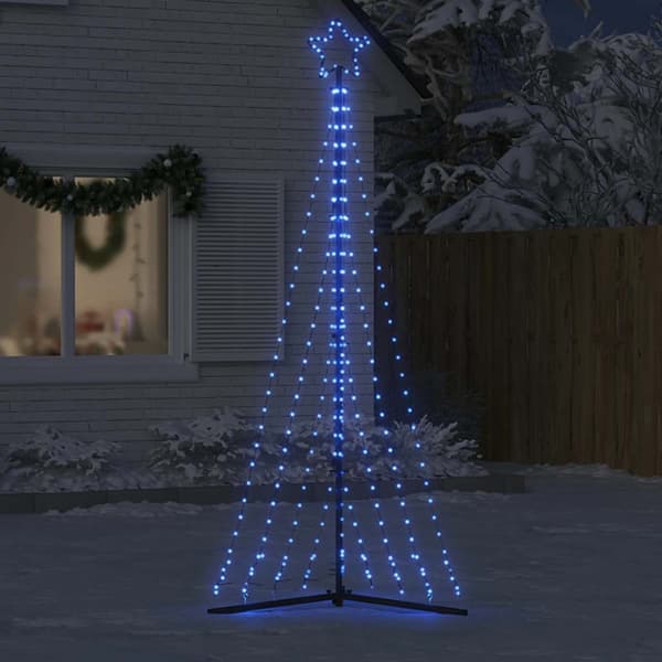 LED julgran 447 LED blå 250 cm