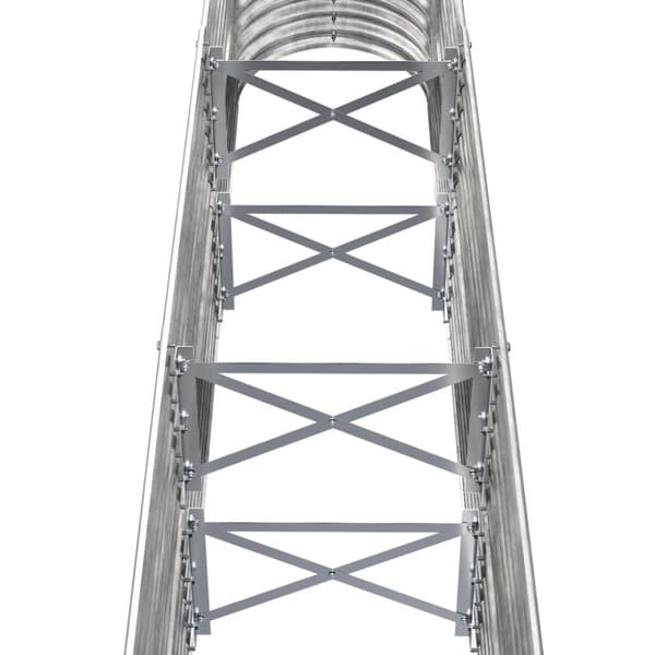 Odlingslåda galvaniserat stål 152x40x68 cm silver