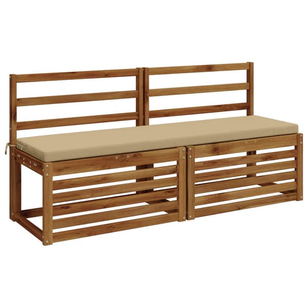 2-delade Bänk Kuddar SOEST 2 st 100% Polyester Beige