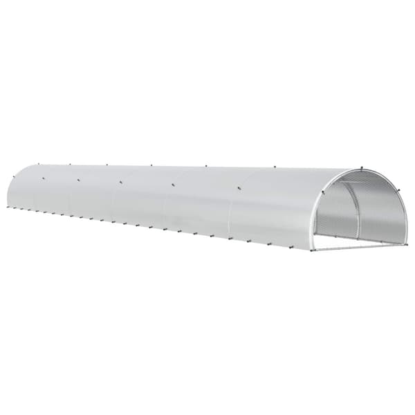 Hönsgård Silver 1200 x 150 x 100 cm Galvaniserat stål