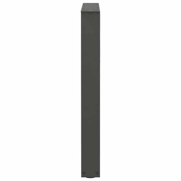 Matbordsben V-formade 2 st antracit 70x(72-73,3) cm stål