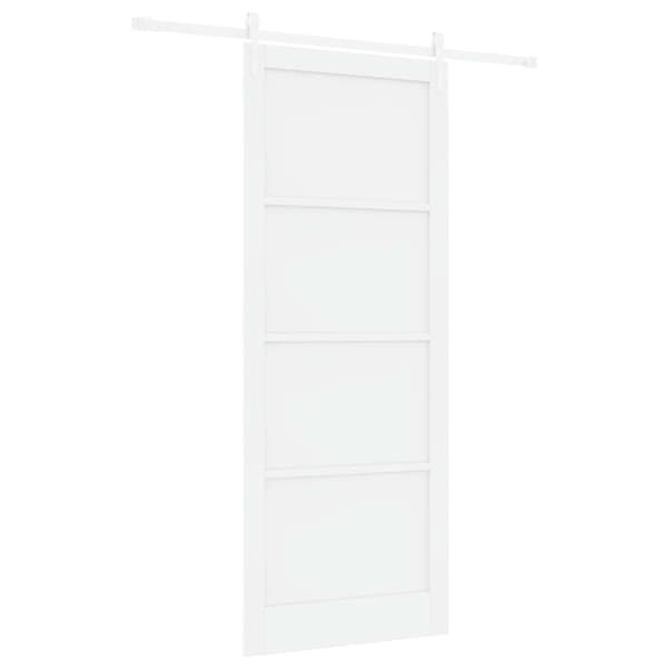 Skjutdörr ORKDAL 93 x 232 cm Konstruerat trä Vit