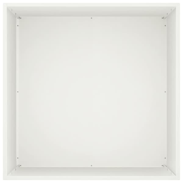 Trädgårdsplanterare Vit 40 x 40 x 75 cm Kallvalsat stål