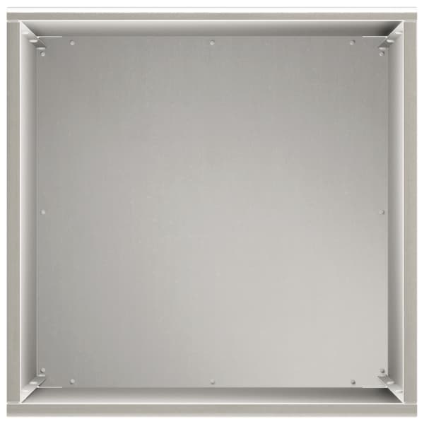 Trädgårdsplanterare 2 st Silver 30 x 30 x 50 cm Rostfritt stål