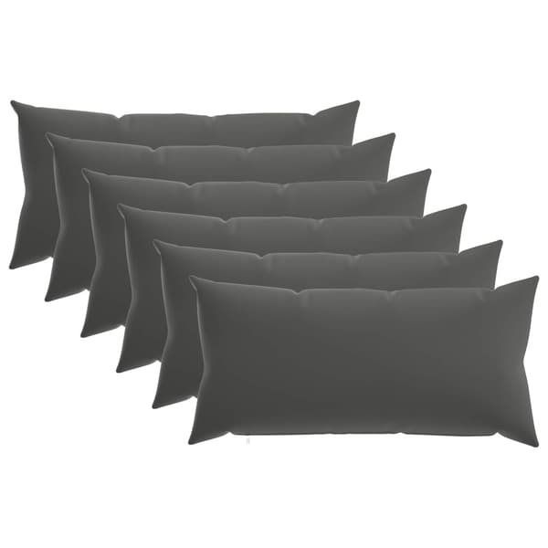 Kudde med kudde HEERLEN 6 st Antracit Polyester