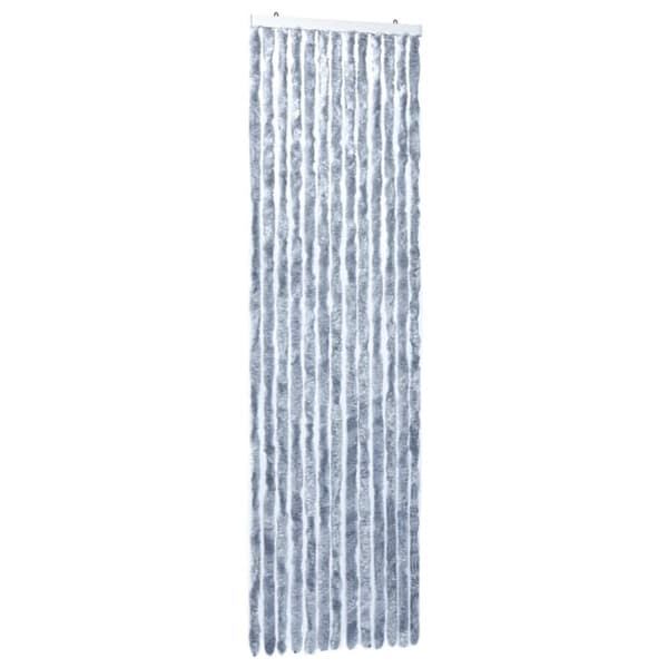 Insektsdraperi silver 56x200 cm chenille