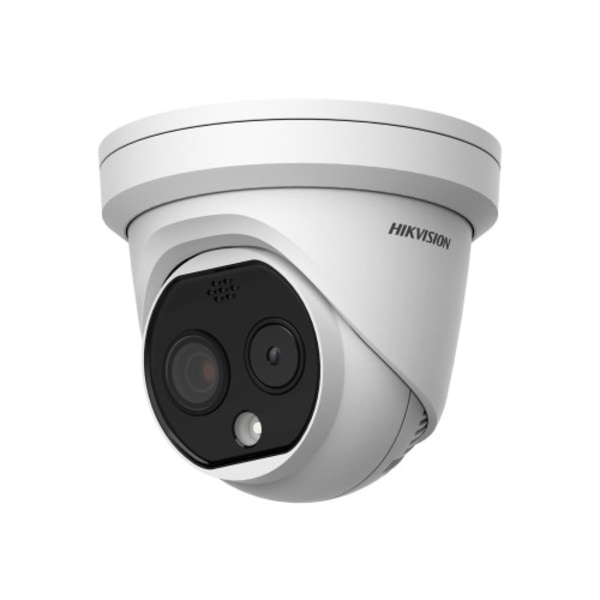 Hikvision HeatPro Series DS-2TD1228-2/QA - termisk/nätverksövervakningskamera - torn Vit