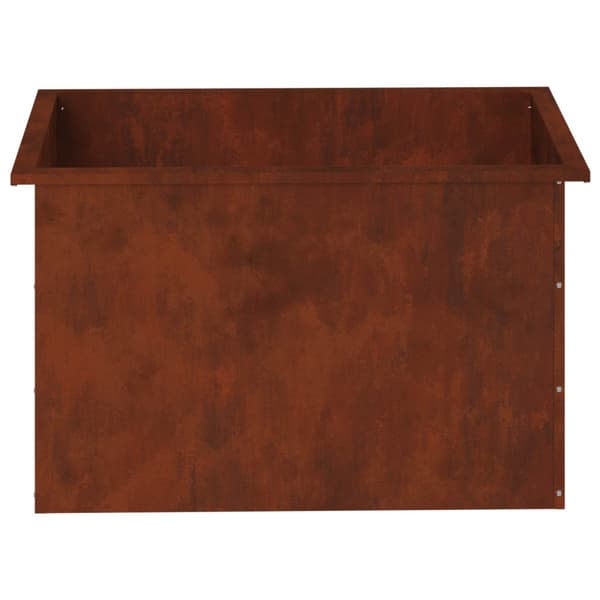 Odlingslåda med LED 2 st Rostig 50 x 80 x 48 cm