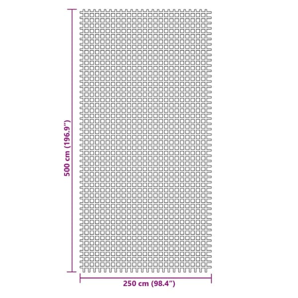 Tältmatta blå 5x2,5 m