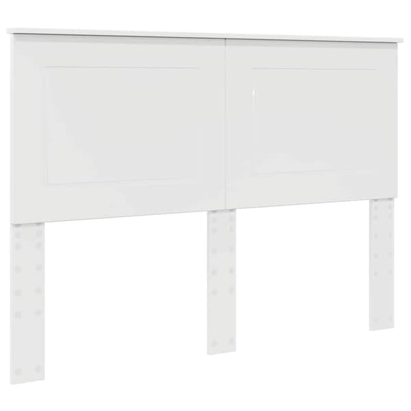 Huvudgavel Glansig Vit 100 cm Konstruerat trä