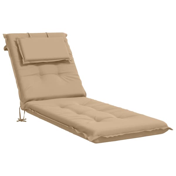 Solstol Kudde GEMERT 100% Polyester Sand 190 x 50 x 9 cm